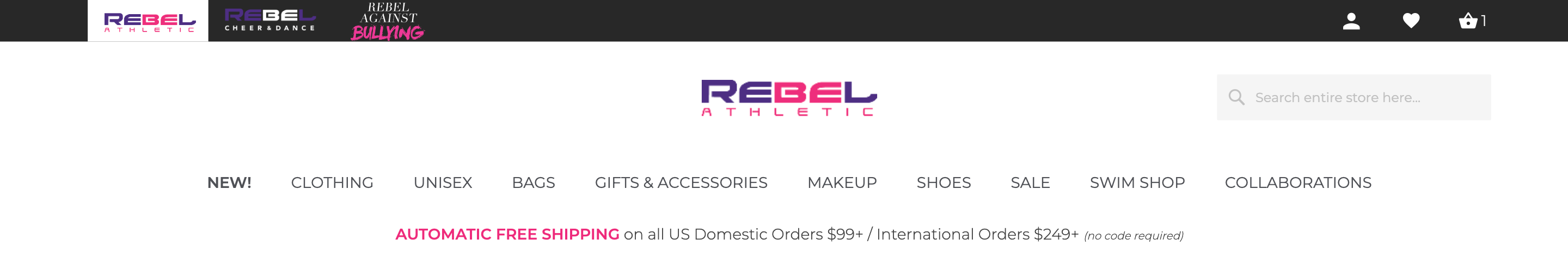 Rebel Athletic Returns & Exchanges